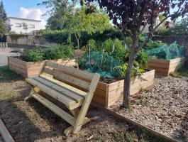 Nouveau jardin potager dans la résidence Desmars à Savenay