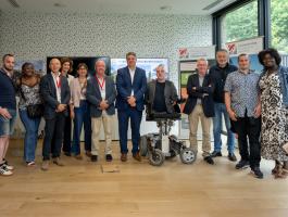 Cérémonie de la première pierre de la résidence Mélodie à Vertou
