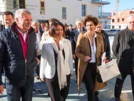 Visite de Sylvia Pinel au Domaine de la Jaguère