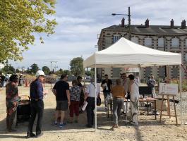 Visite commentée du chantier de la caserne Mellinet