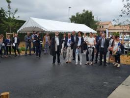 Inauguration de la tranche 5 de la ZAC des Vignes, aux Sorinières