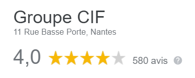 avis, note, google, groupe cif