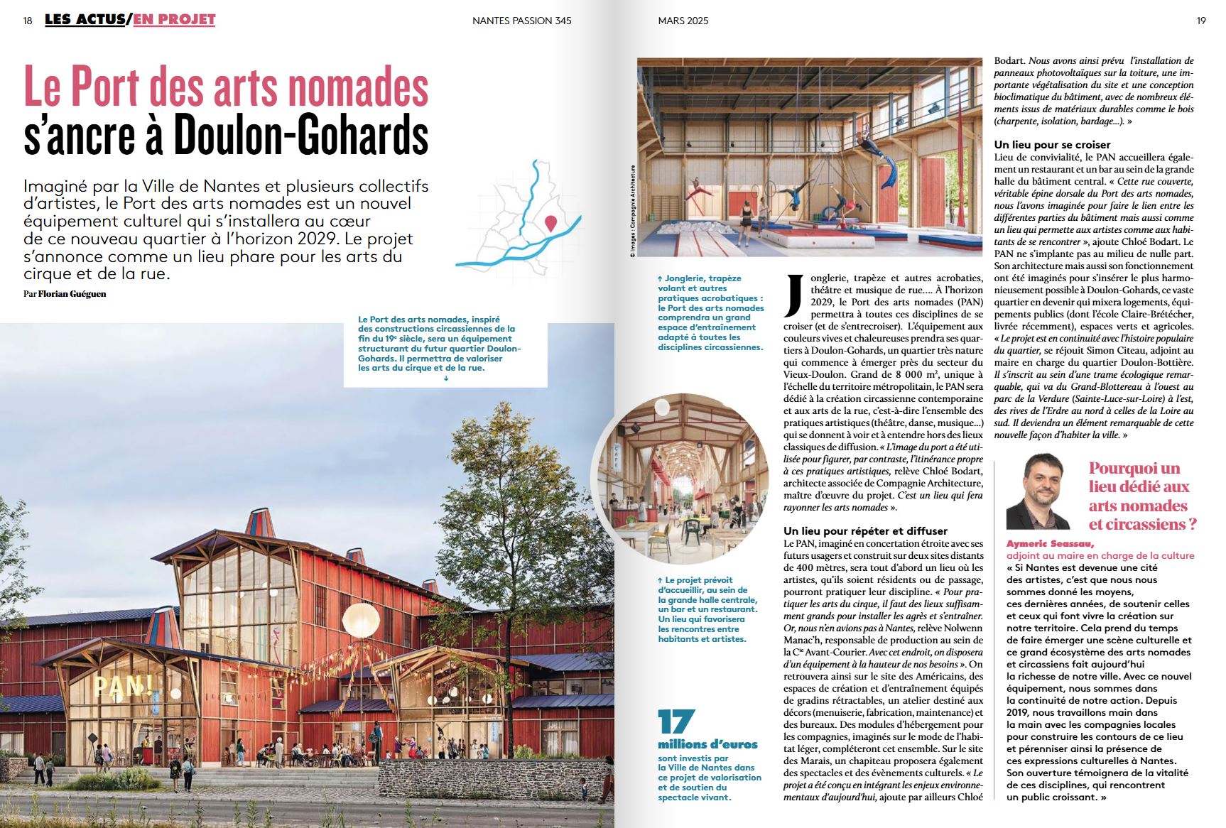 Le port des arts nomade s'ancre à Doulon-Gohards proche de la résidence Archipel du CIF
